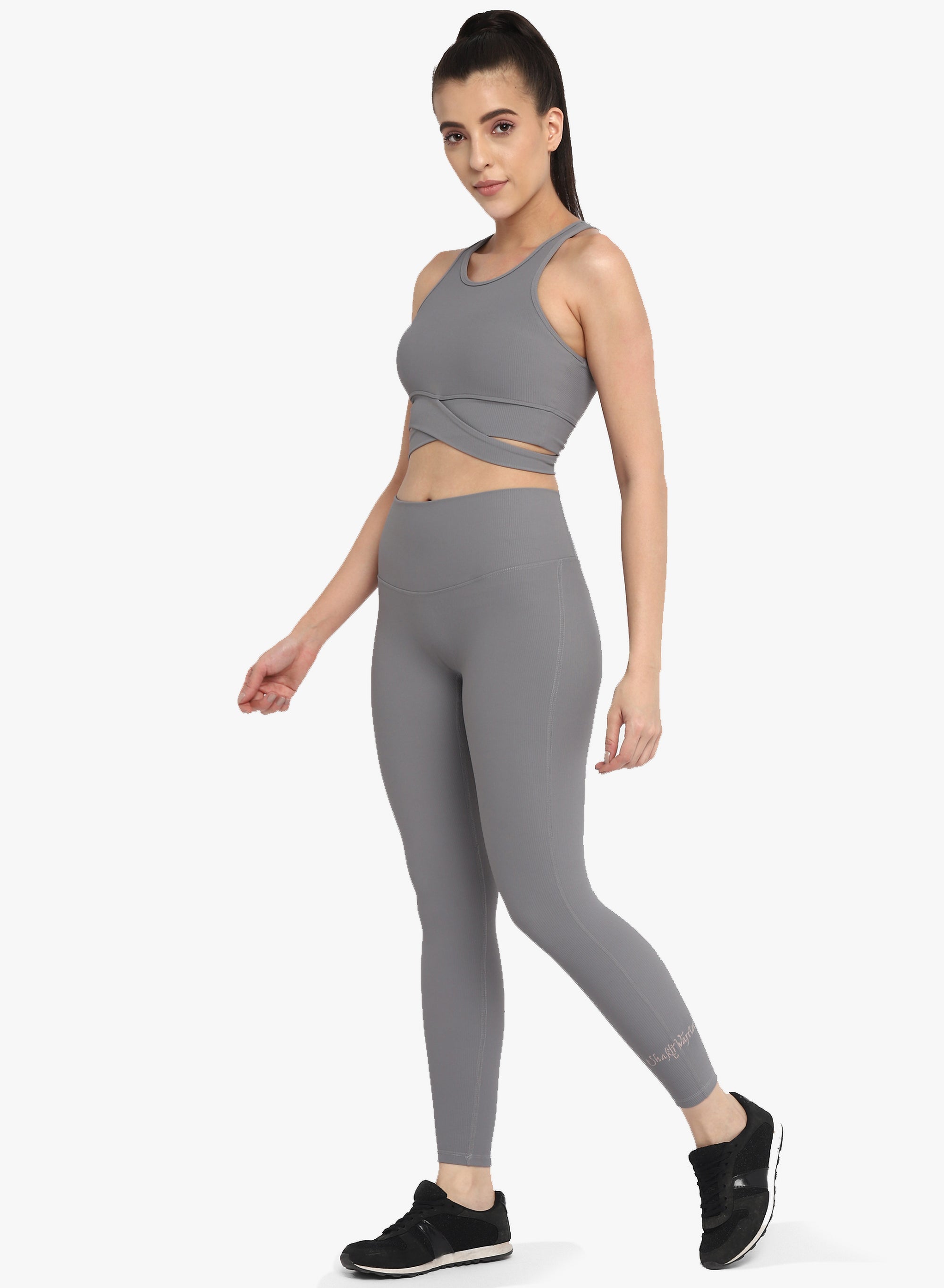 women grey active wear