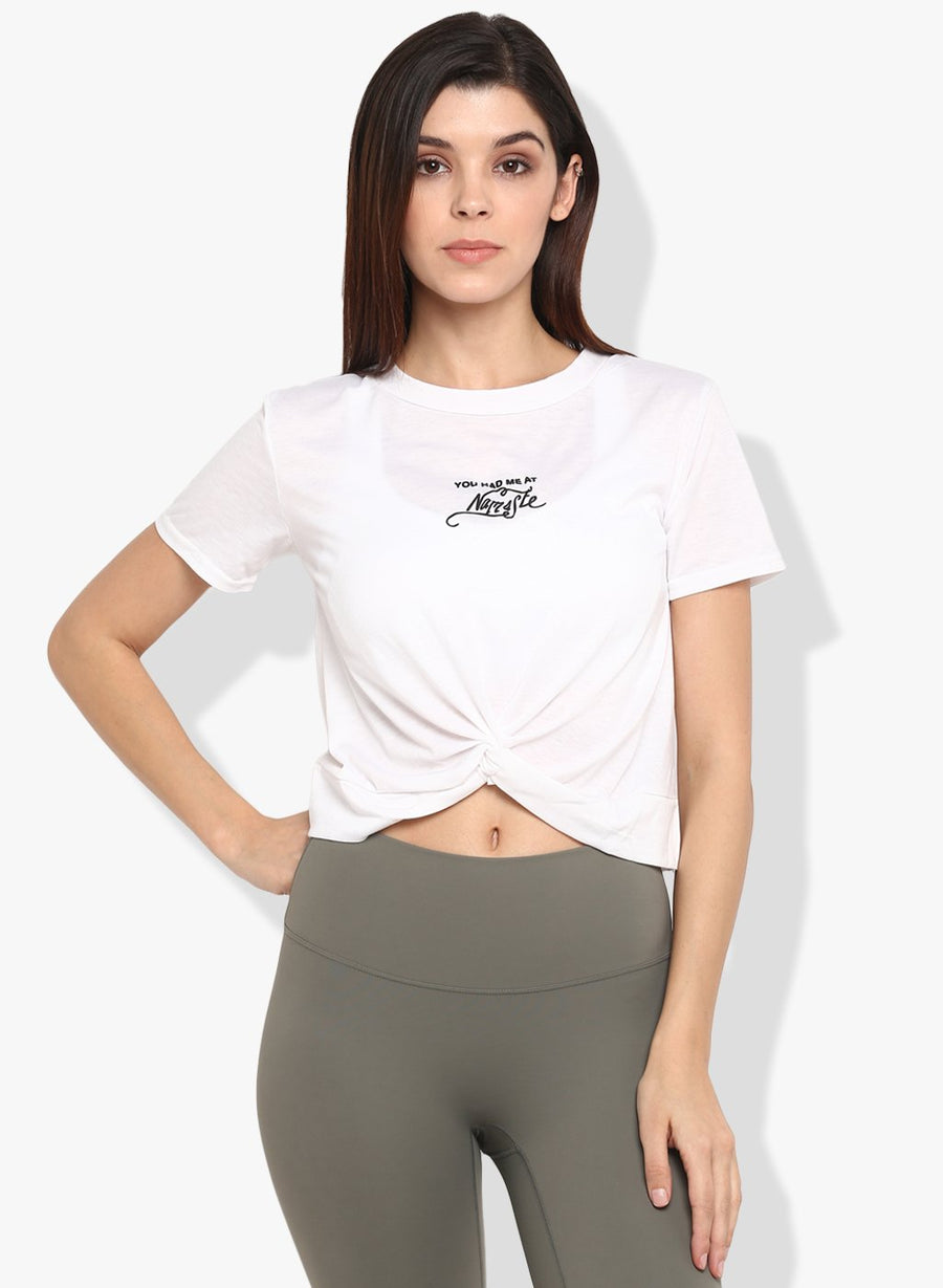 Shakti  Warrior Anya Crop T-shirt - You had me at Namaste