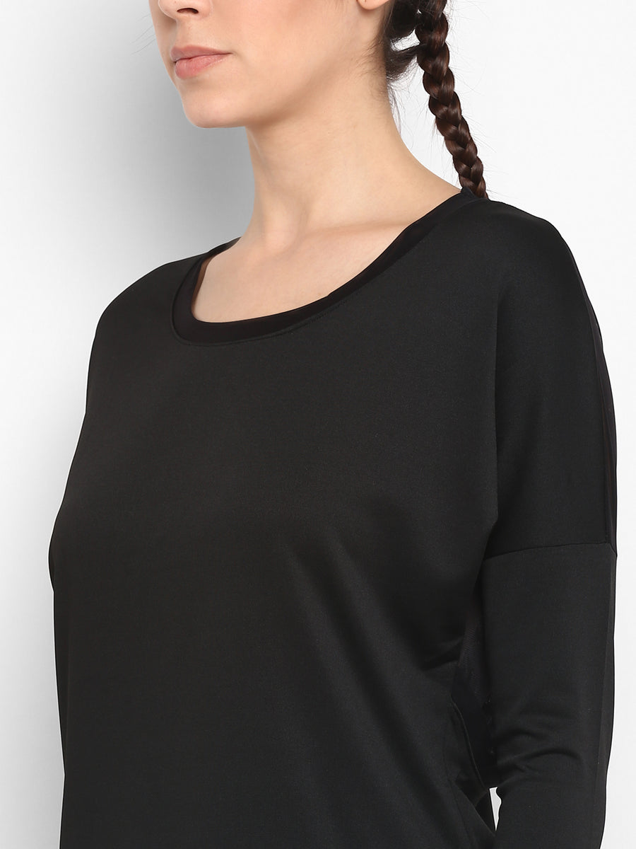 Spiritual Warrior Workout Long sleeve top black