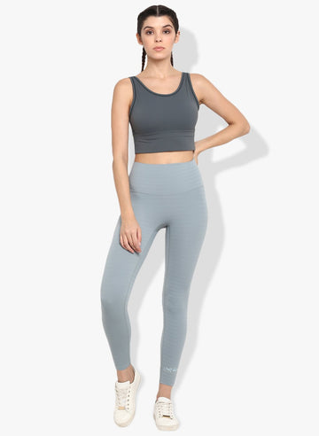 Spiritual Warrior Workout Sports Bra Green Blue
