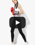 Spiritual Warrior gym Workout wear Yoga pants Athleisure black leggings gym videos